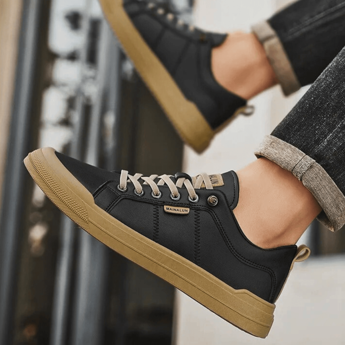 HARRINGTON | ZAPATILLAS DE DEPORTE DE CUERO