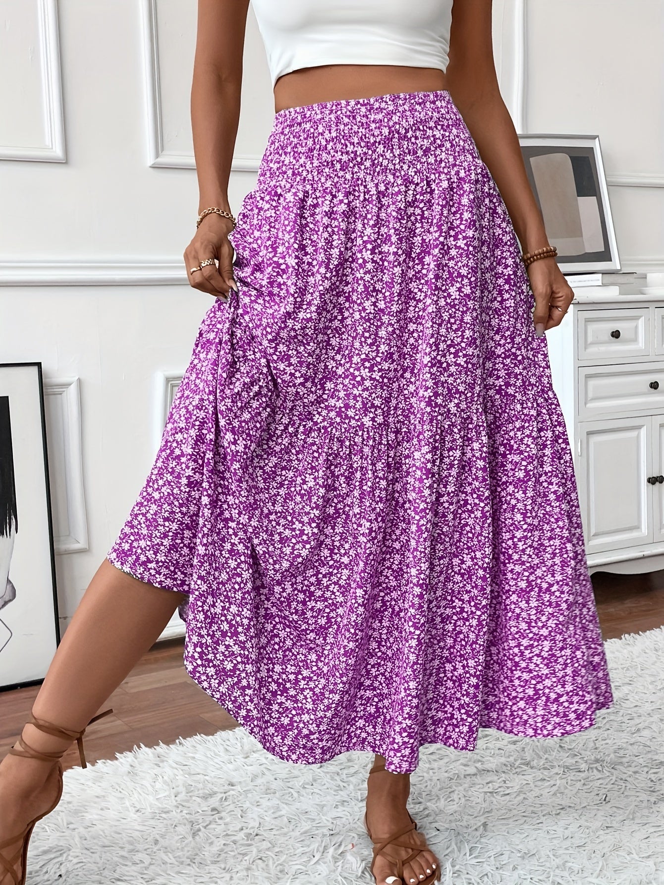 Elena | Falda floral