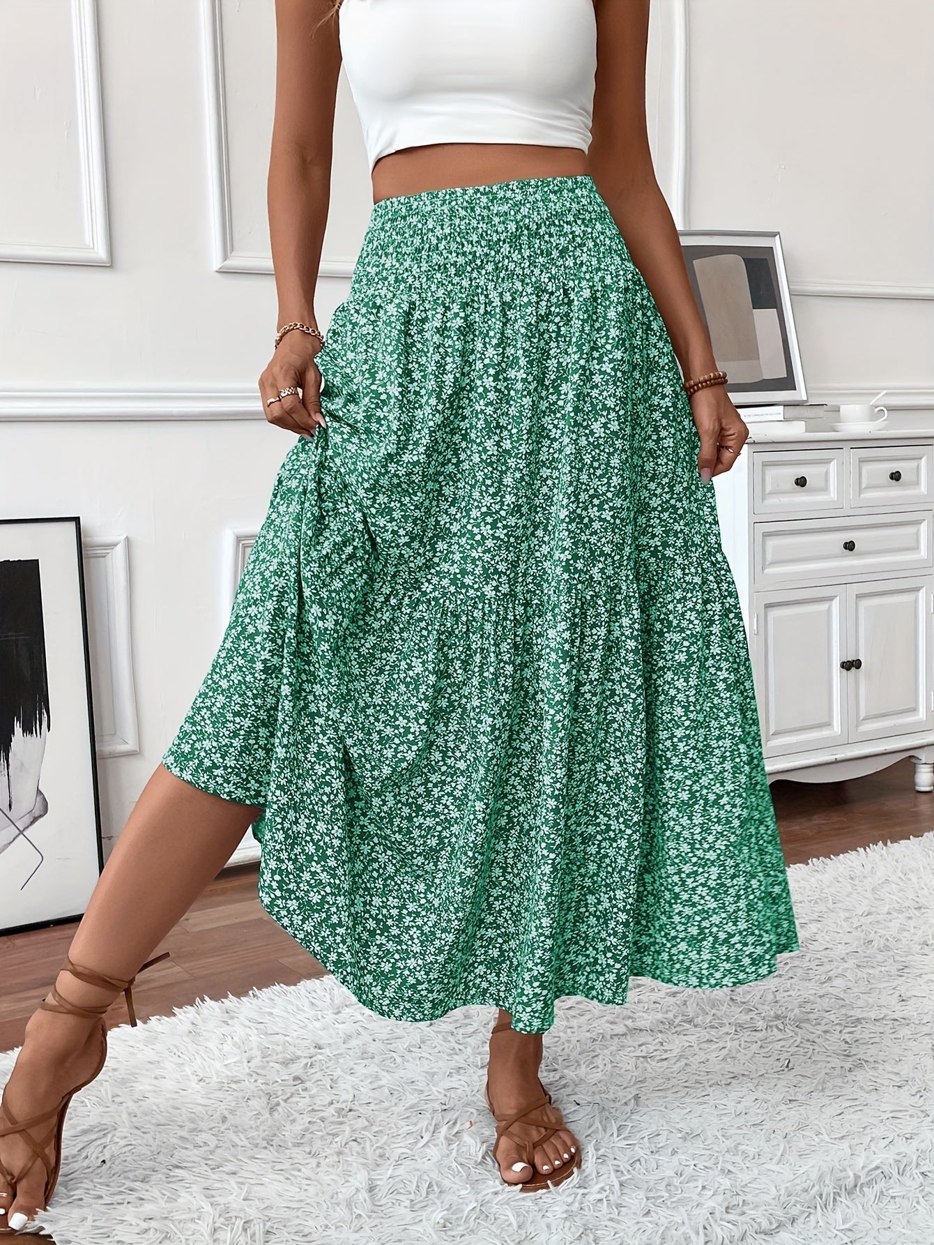 Elena | Falda floral