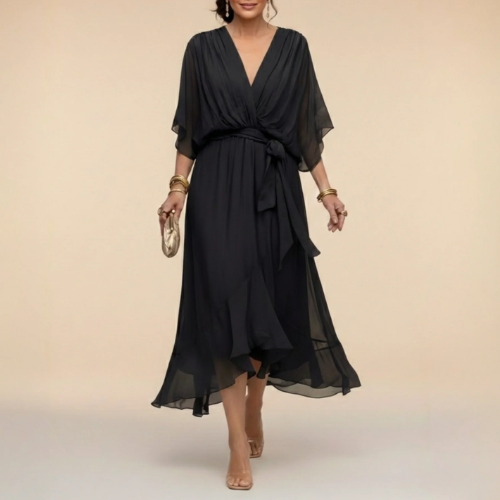 Monica - Vestido con escote en V