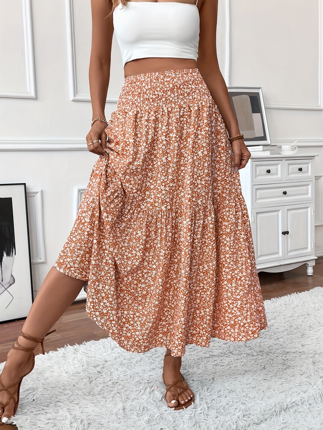 Elena | Falda floral