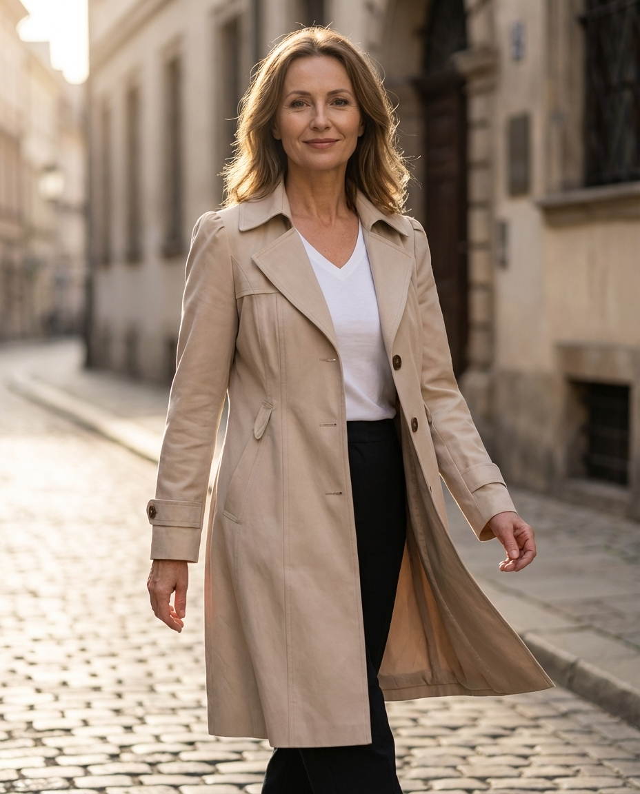 Valentina | Abrigo vintage elegante