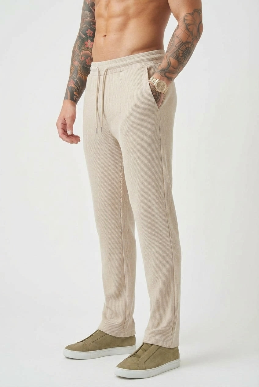 MONACO | PANTALONES DE PUNTO HOLGADOS