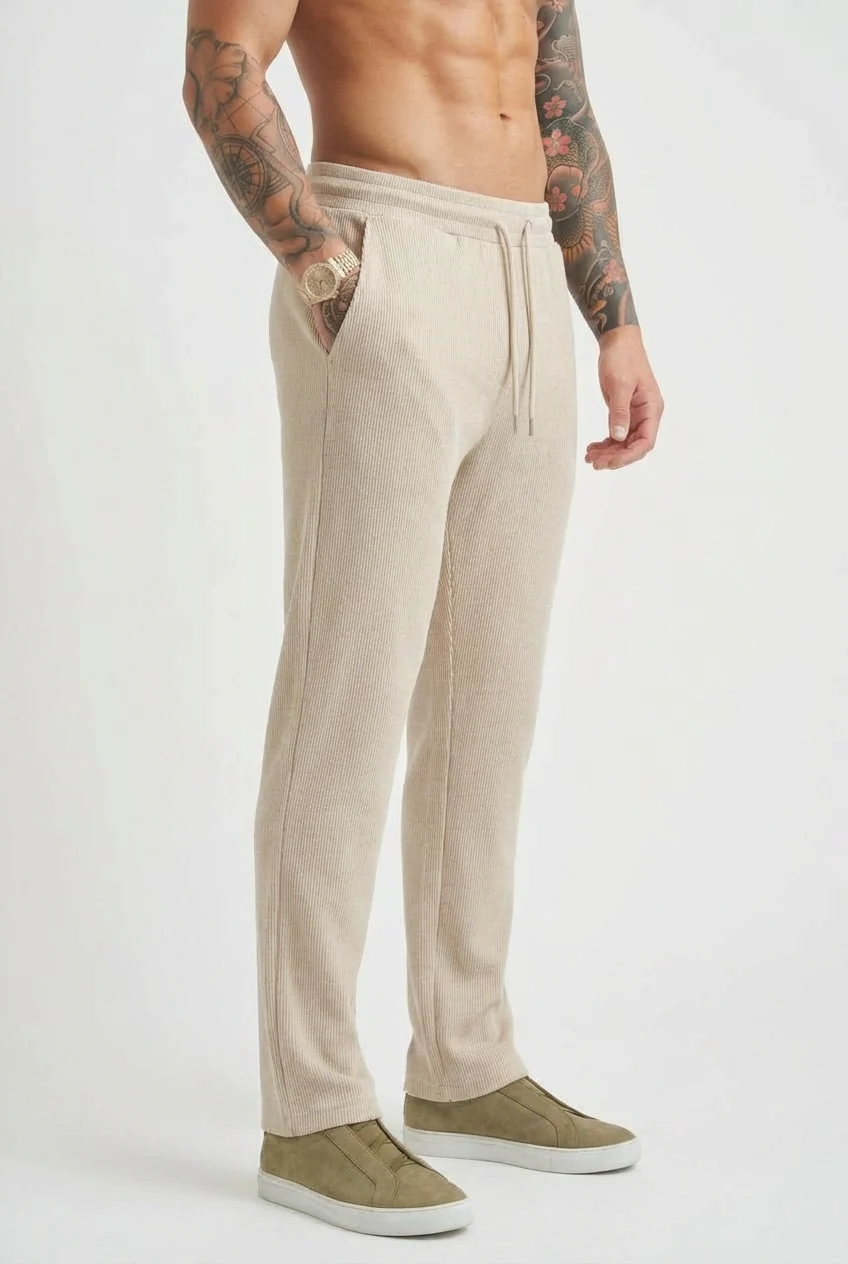 MONACO | PANTALONES DE PUNTO HOLGADOS