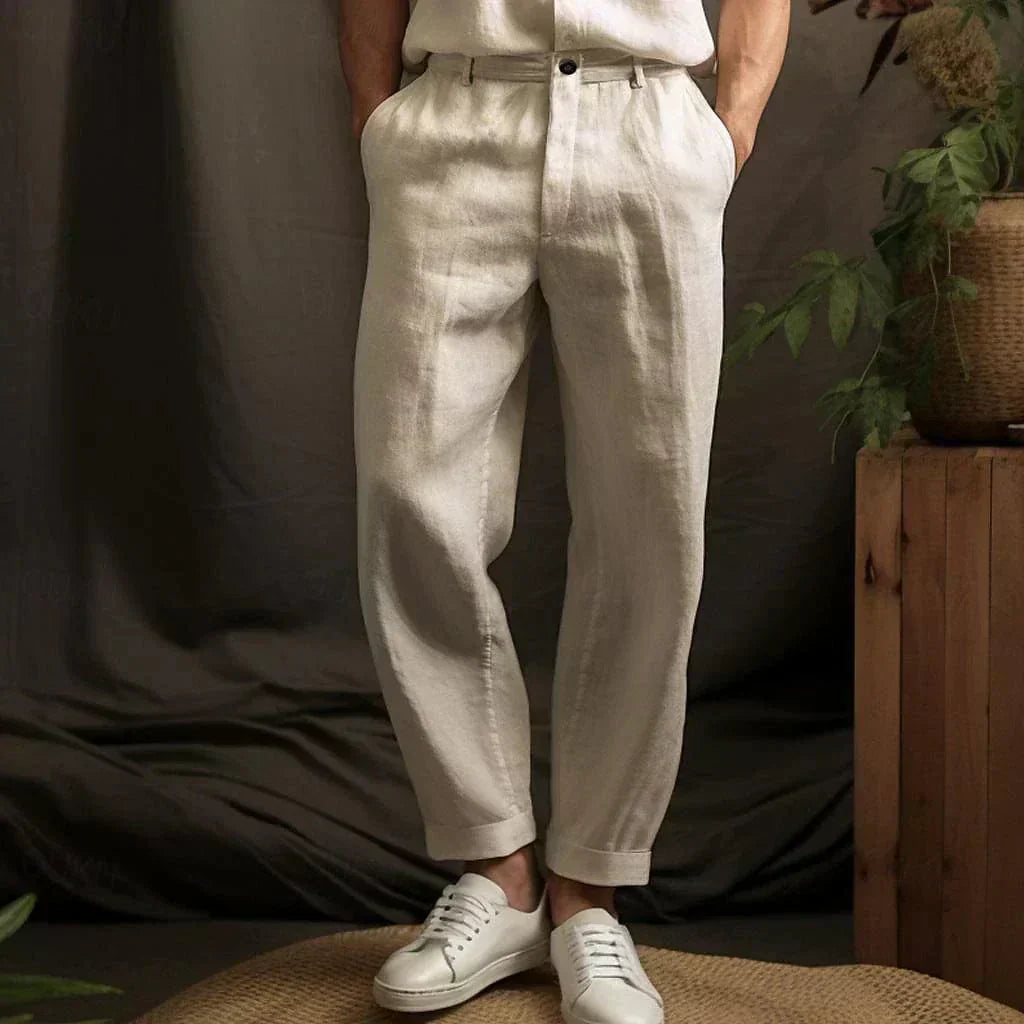 ENZO | Pantalones elegantes de verano