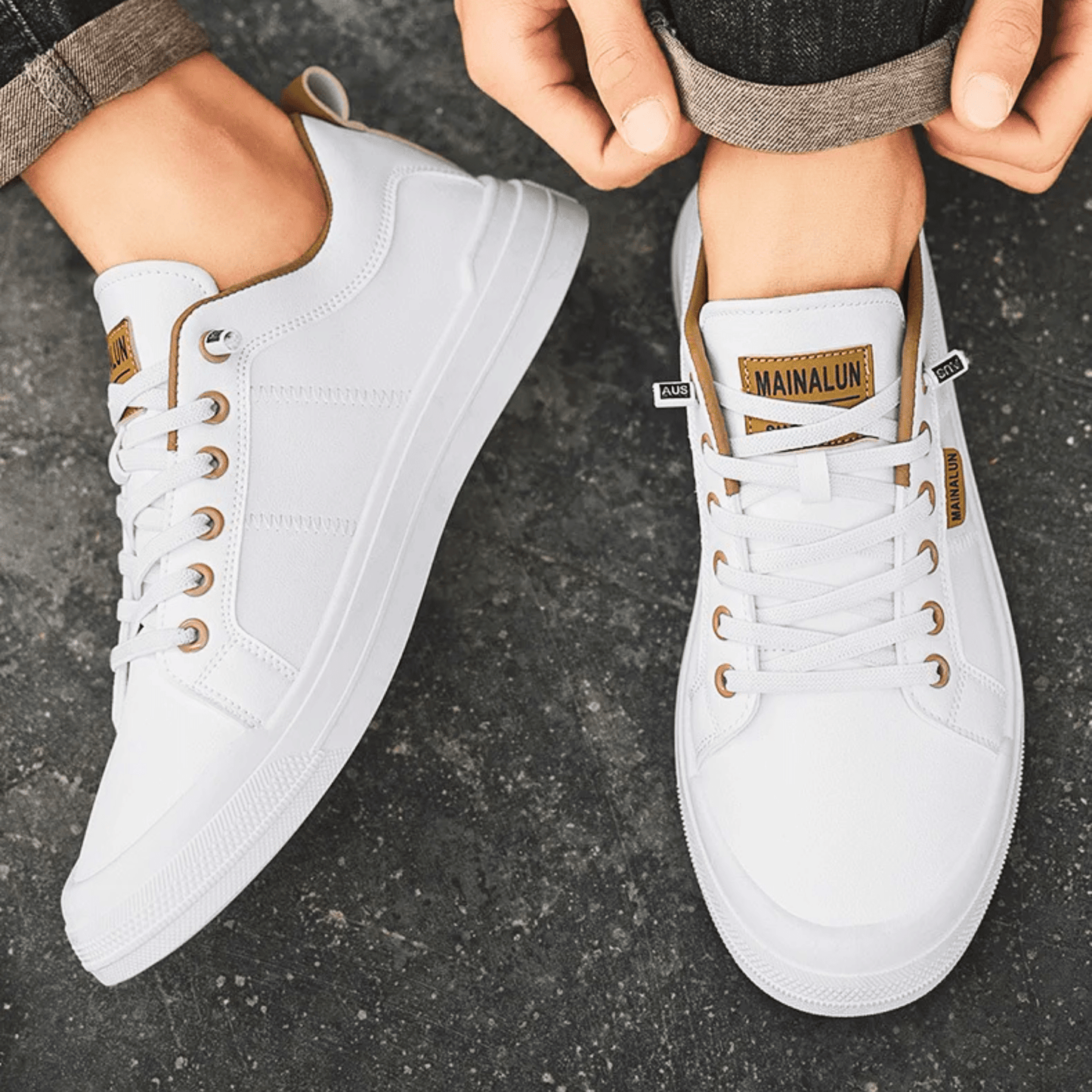 HARRINGTON | ZAPATILLAS DE DEPORTE DE CUERO