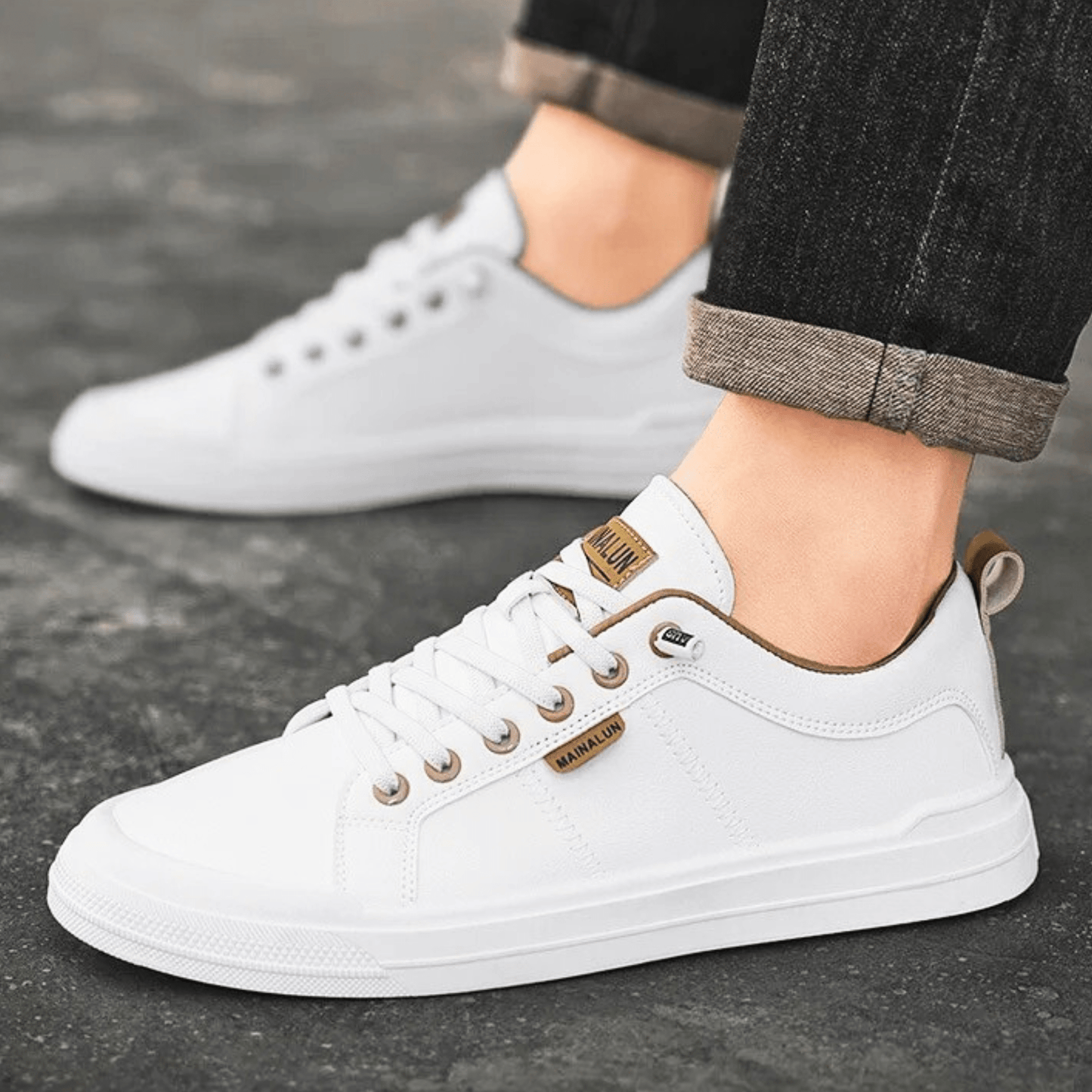 HARRINGTON | ZAPATILLAS DE DEPORTE DE CUERO